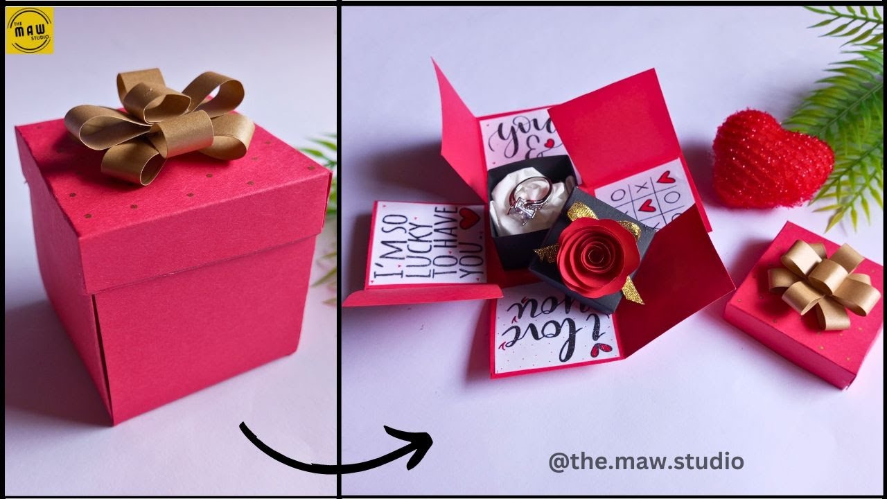DIY Cute Gift Box Idea For Your Loved One 🎁💝