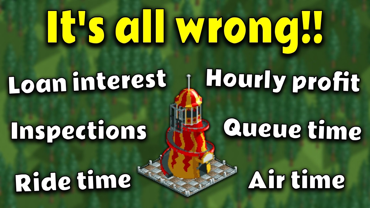 Time is a complete mess in RollerCoaster Tycoon 2