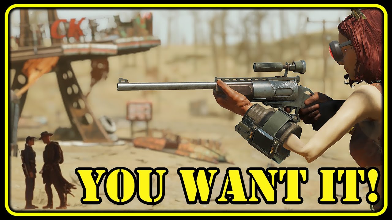 Fallout 76 — Обновленная винтовка Дома Педровича | Лучшая винтовка (по моему мнению).