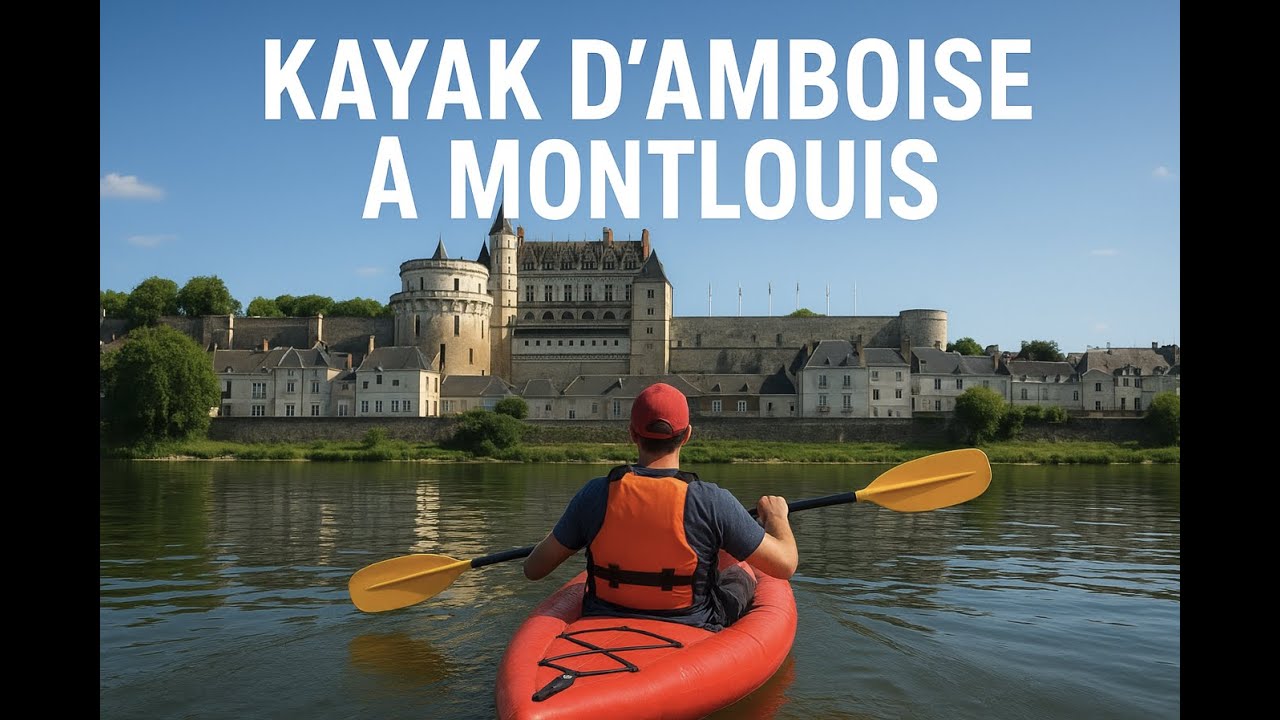 Balade en kayak sur la Loire : d’Amboise à Montlouis, paysages majestueux