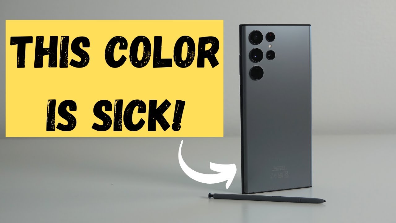 Exclusive: Galaxy S22 Ultra Graphite Unboxing