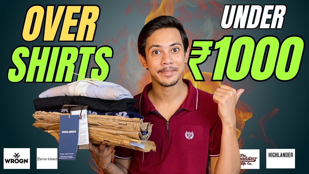 Best *OVERSHIRT/SHACKET* for Men Under ₹1000 in 2025