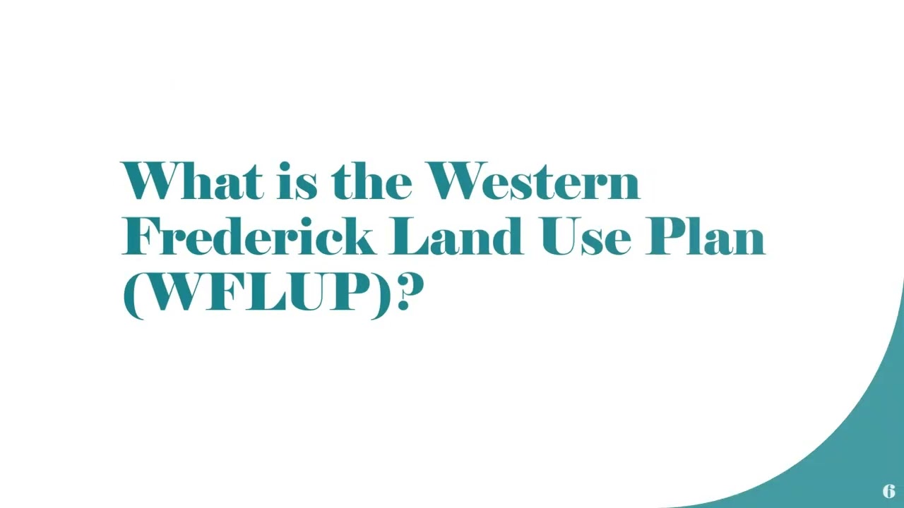 Western Frederick Land Use Plan - Project Introduction & How to Connect!