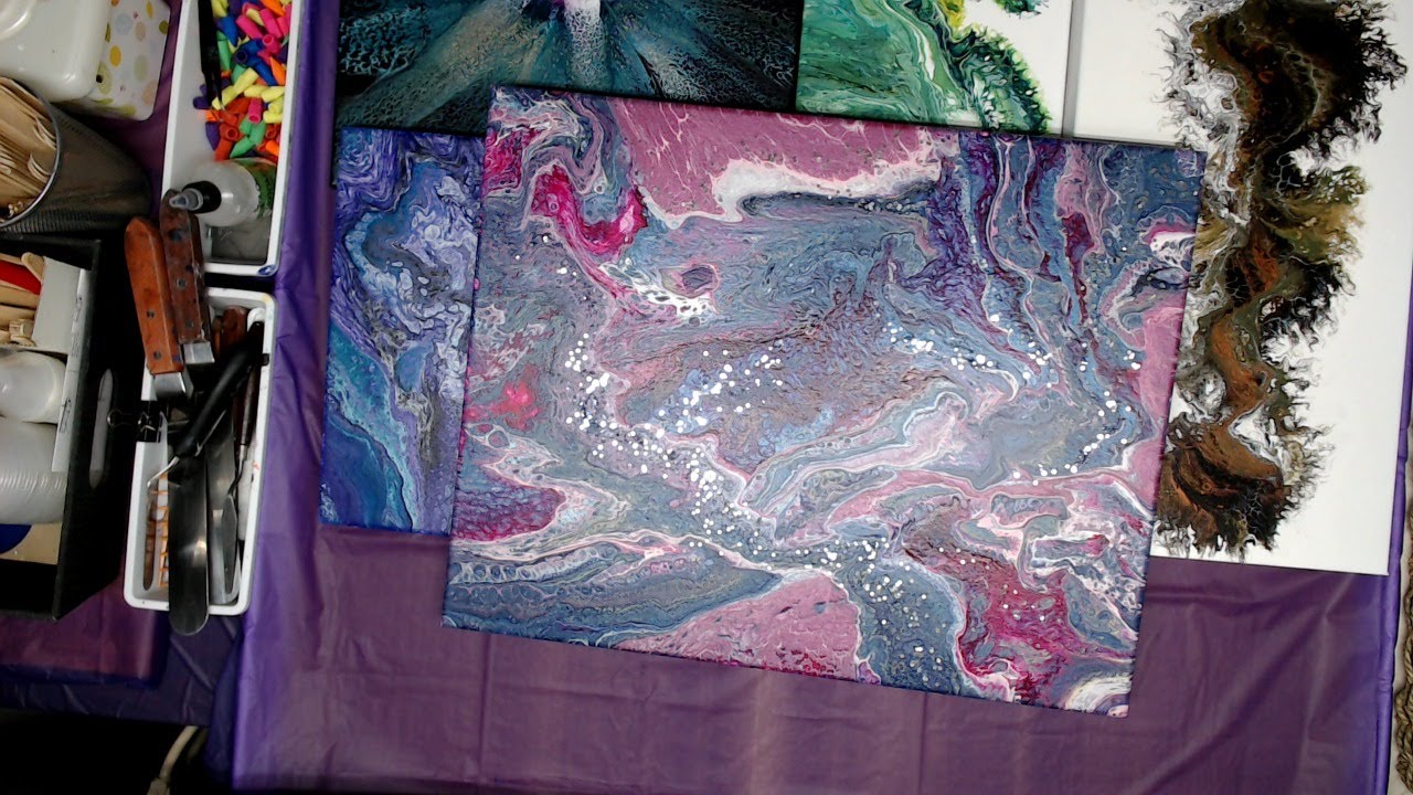 LIVE Acrylic Pouring with Christina Welch and Allen Welch