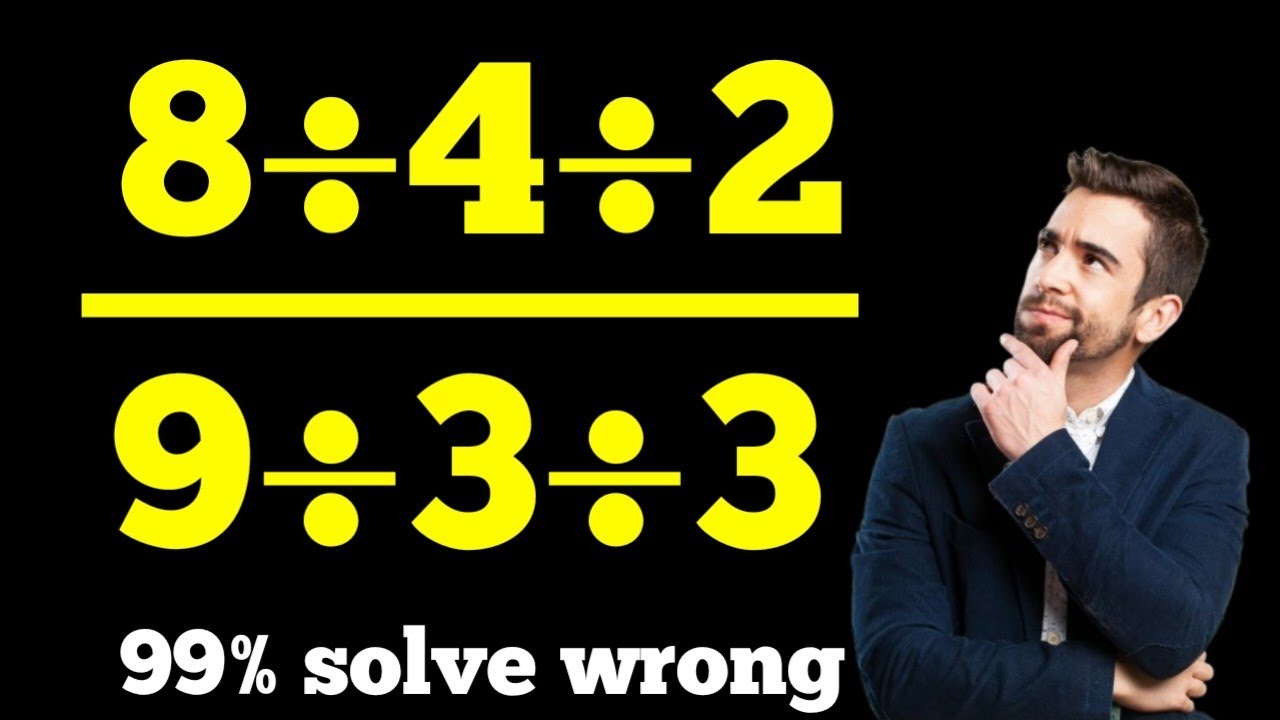 8÷4÷2/9÷3÷3 = ? 😱 | BODMAS Challenge | 99% लोग गलत करेंगे | Math Puzzle
