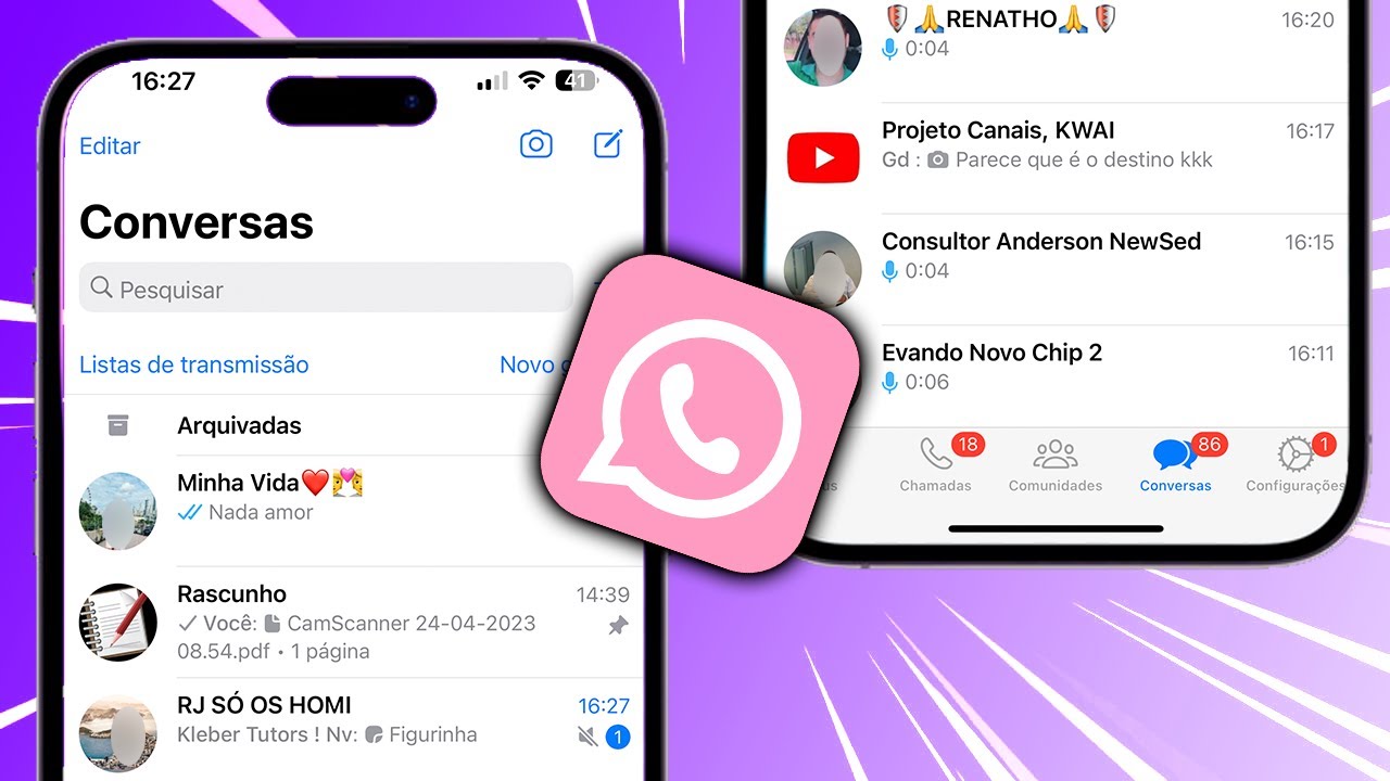 🔥 NOVO WHATSAPP ESTILO IPHONE NO ANDROID 2023