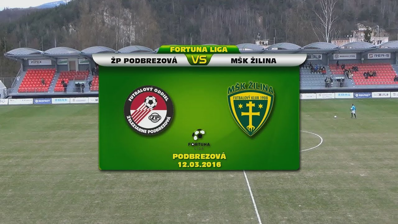 ŽP Šport Podbrezová - MŠK Žilina 2:0 (1:0)