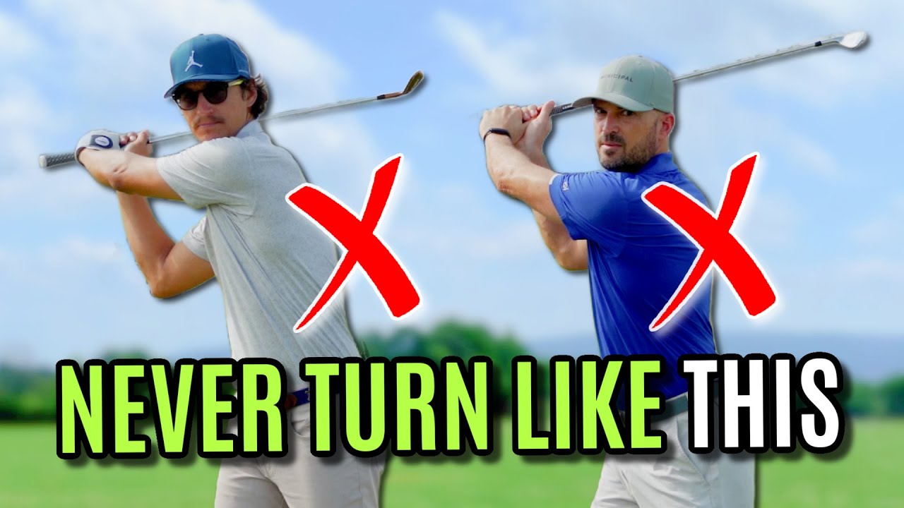 Don't TURN Your Shoulders In The Golf Swing (HUGE MISTAKE!)