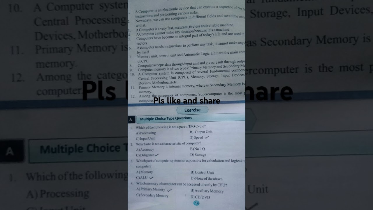 #Computer Science Class 6th #Computer Science #Chapter 1