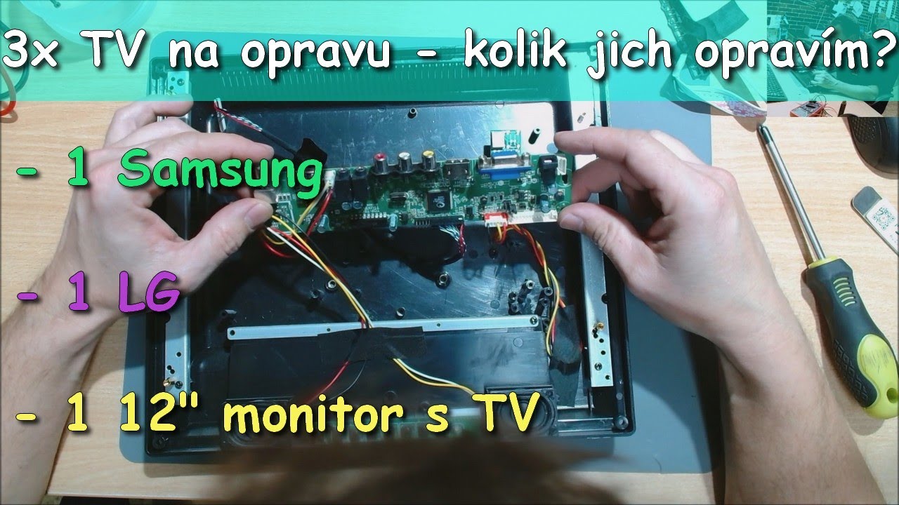 3 TV na opravu | Kolik jich dokážu opravit?