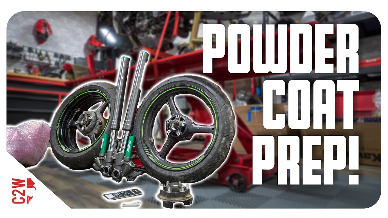 All THESE are getting powder coated!! [Wrecked Bike Rebuild - S2 - Ep 17 - Ninja ZX-10R]