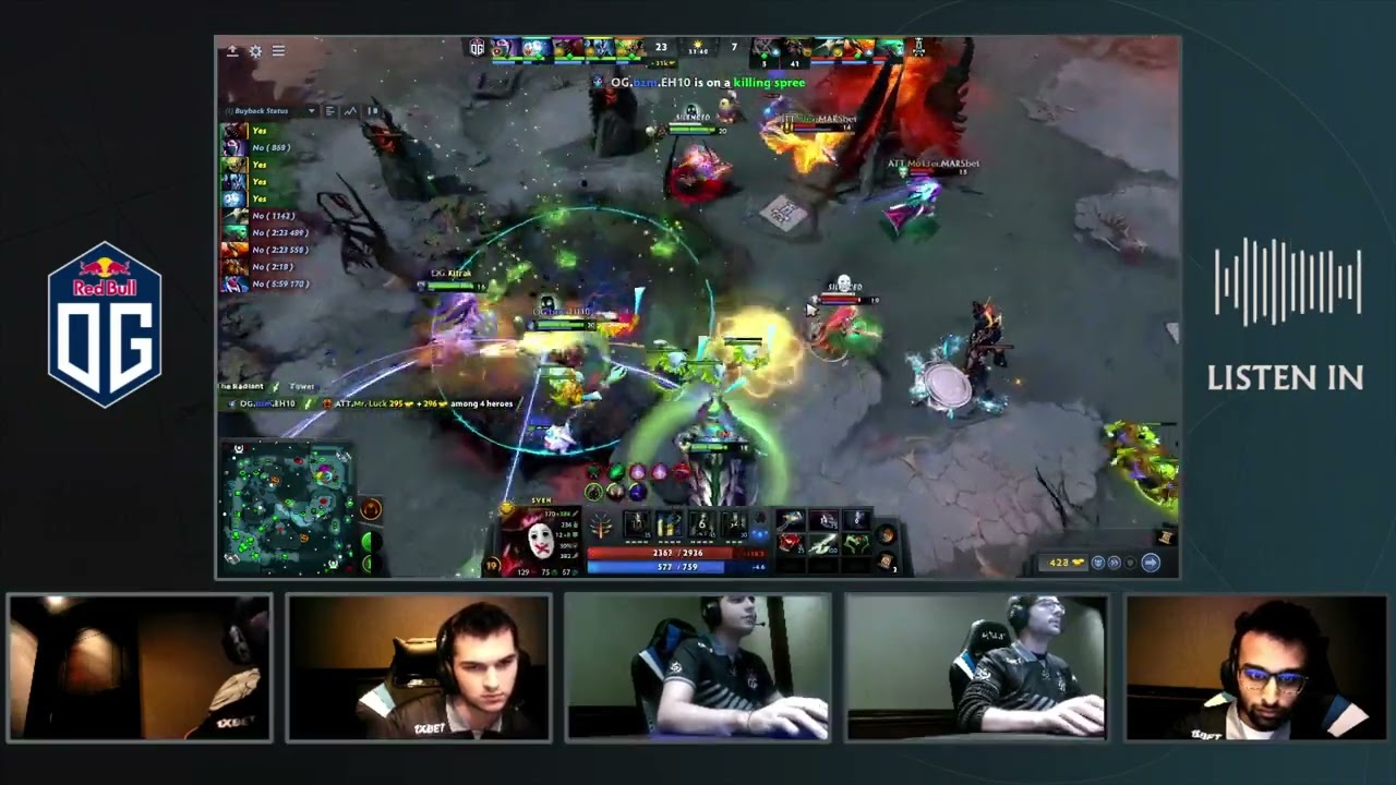 OG's Team Comms players that seem dispirited vs Ancient Tribe 🧐