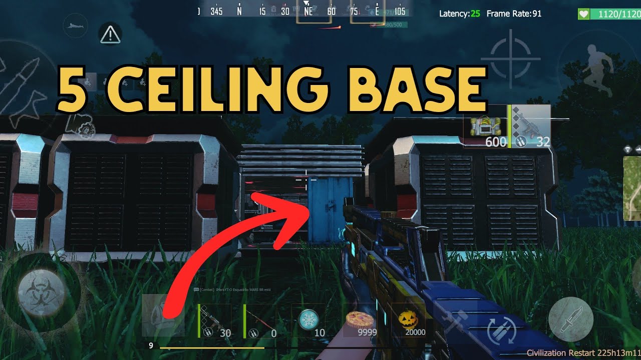 | 5 CEILING BASE BLUEPRINT | SOLO,DUO,SQARD, BASE DESIGN | LAST ISLAND OF SURVIVAL |