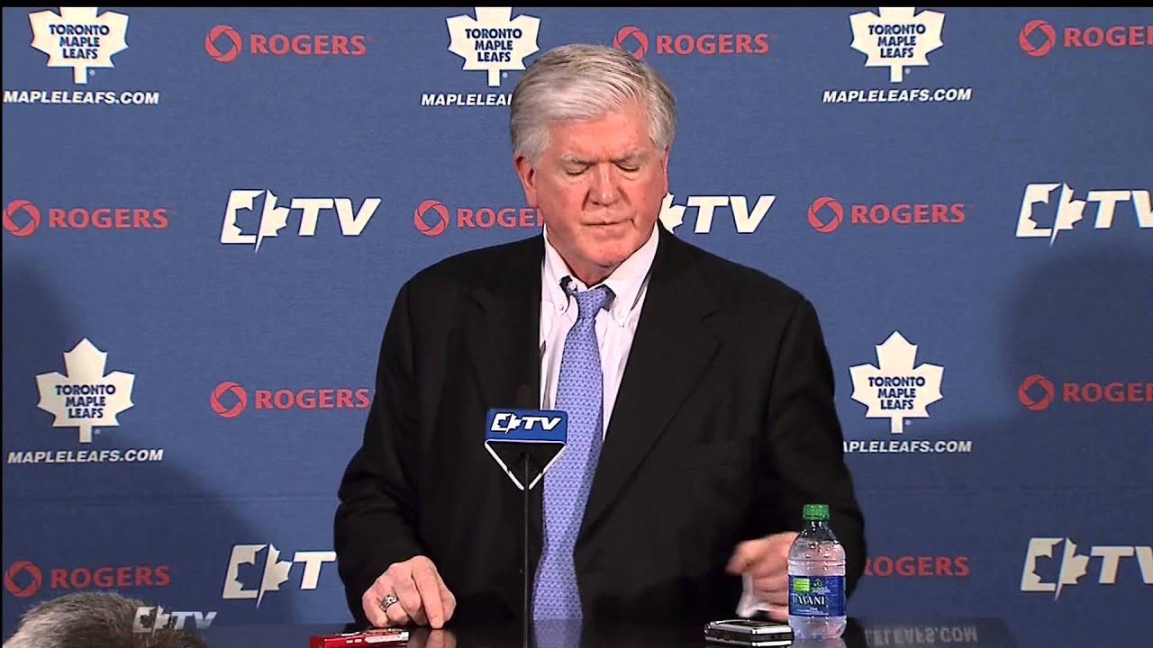 Brian Burke's 1st Press Conference After Getting Fired