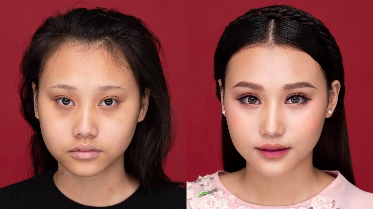 Trang Điểm Khắc Phục Mắt Xếch - Makeup Tutorial for Up-turned Eyes