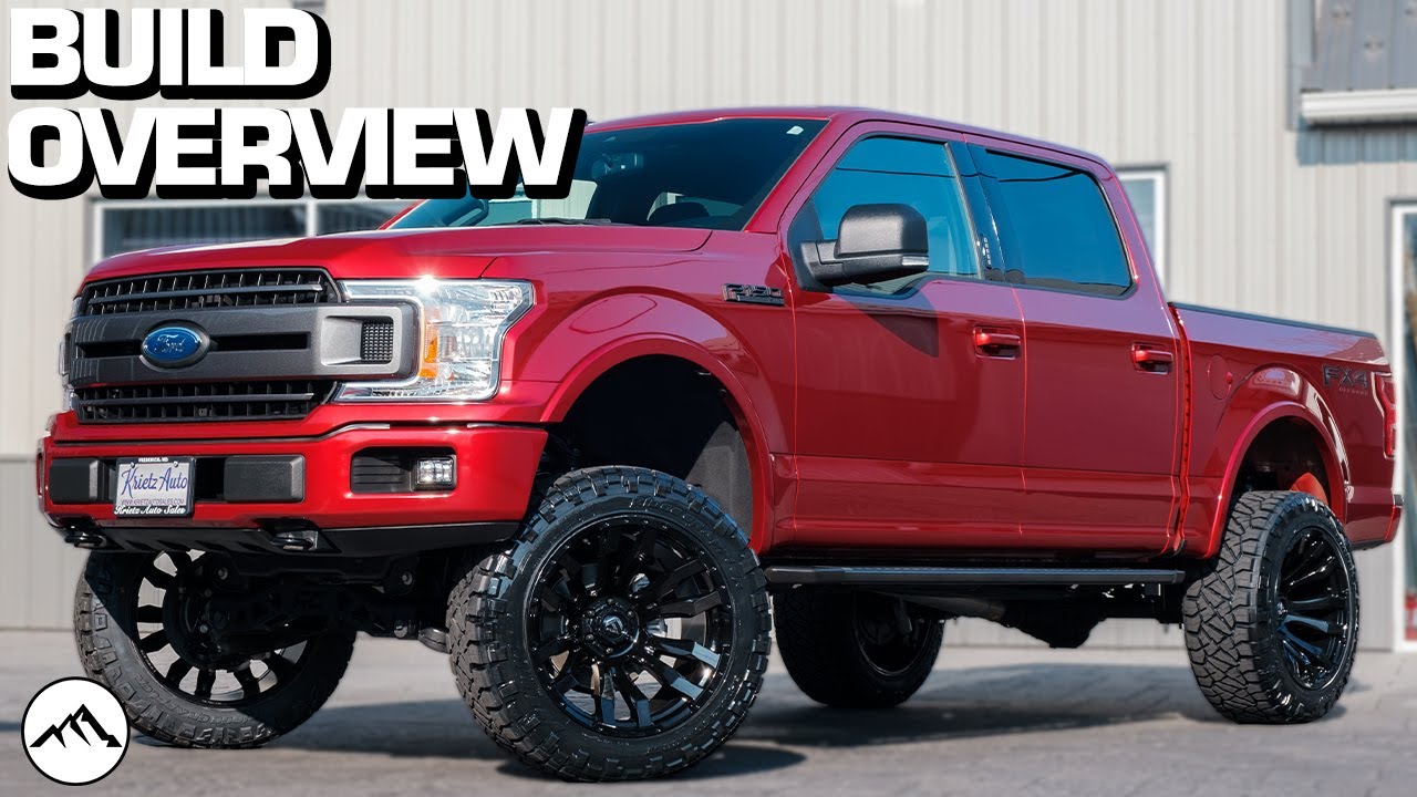 BUILD OVERVIEW: Lifted 2019 Ford F-150 | Rough Country Suspension Lift Kit  | 22x12 Fuel Blitz Wheel