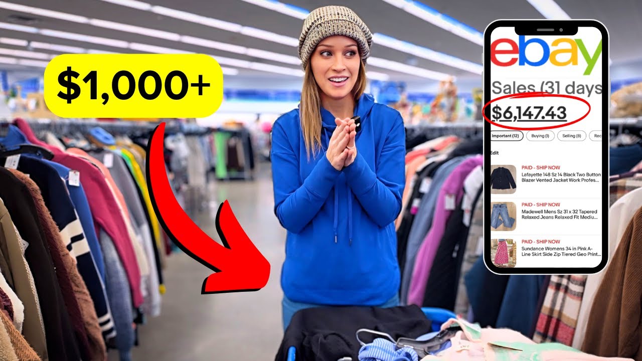 Wanna Make Money From Your Thrifting Addiction? Watch THIS