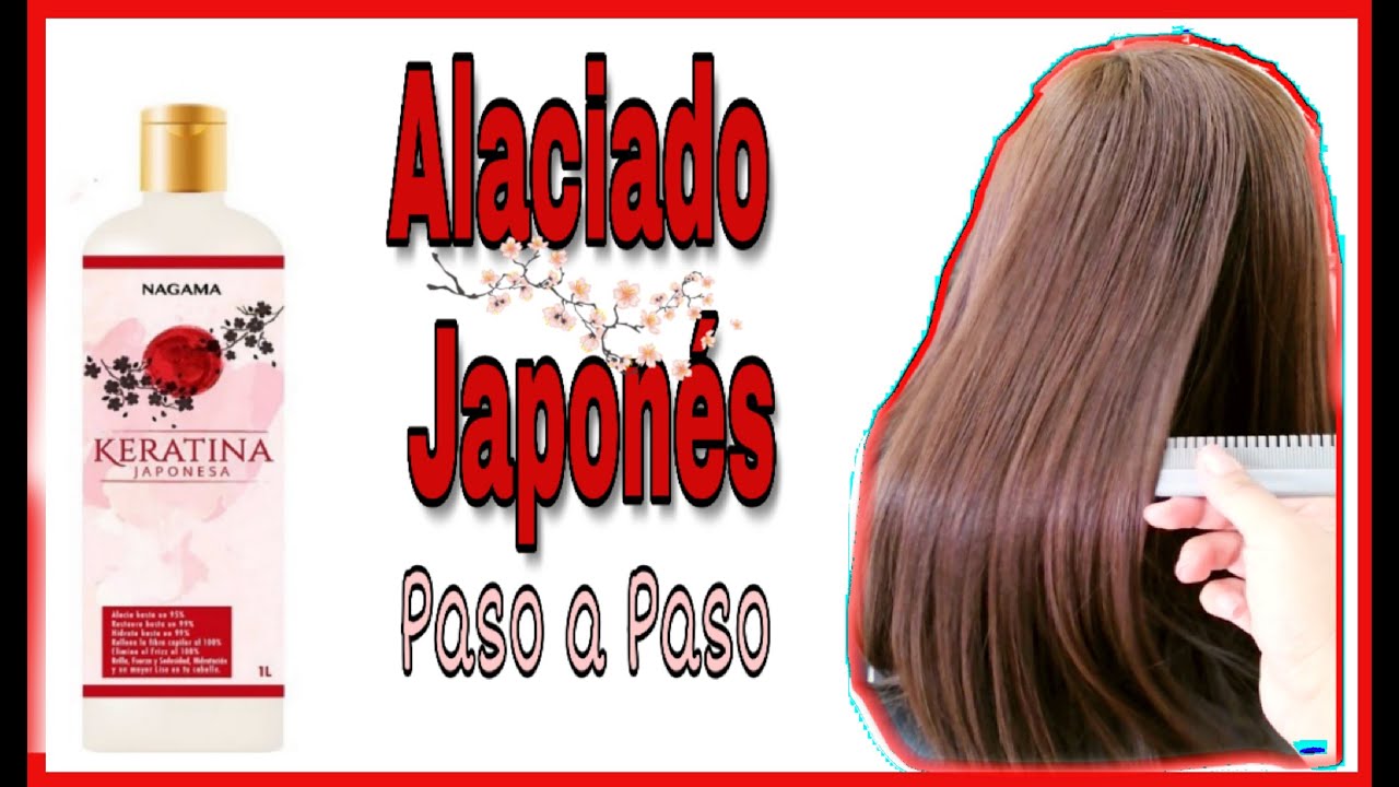 ALACIADO JAPONES PASO A PASO - KERATINA  -NAGAMA