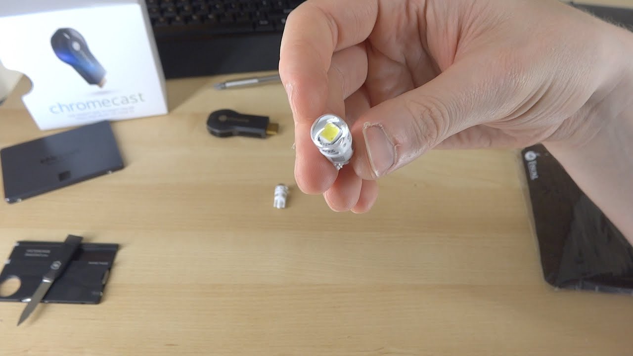 Osram LED w5w LEDriving Vs EBay and standard bulb