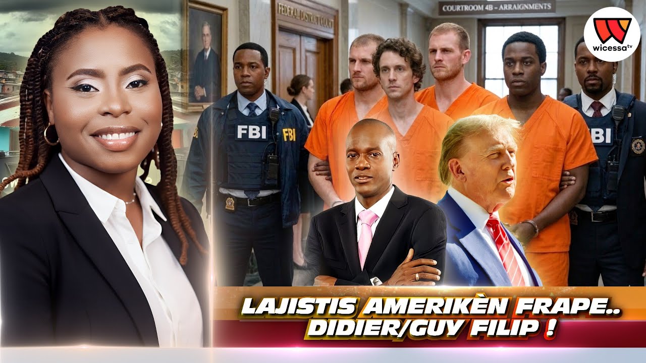 Bagay yo chavire! Lajistis amerikèn fenk frape..Dosye Jovenel..Didier mele..Gad sak rive Guy Filip