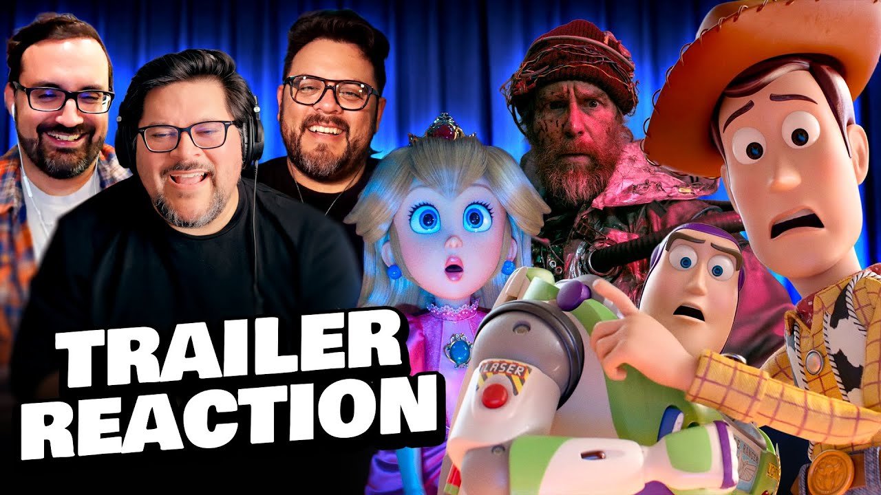 TOY STORY 5, SUPER MARIO GALAXY, GOOD LUCK HAVE FUN DON'T DIE - TRAILER REACTIONS!