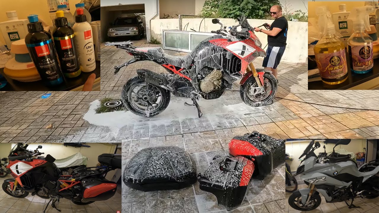 Περνάμε μόνοι μας κεραμική επίστρωση σε pikes peak,s1000xr και cbf600!