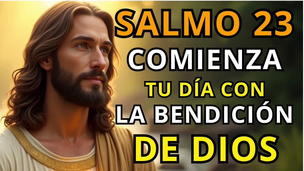 🔥 La ORACIÓN Más PODEROSA para Comenzar tu Día con Dios. SALMO 23 🙌❤️💖