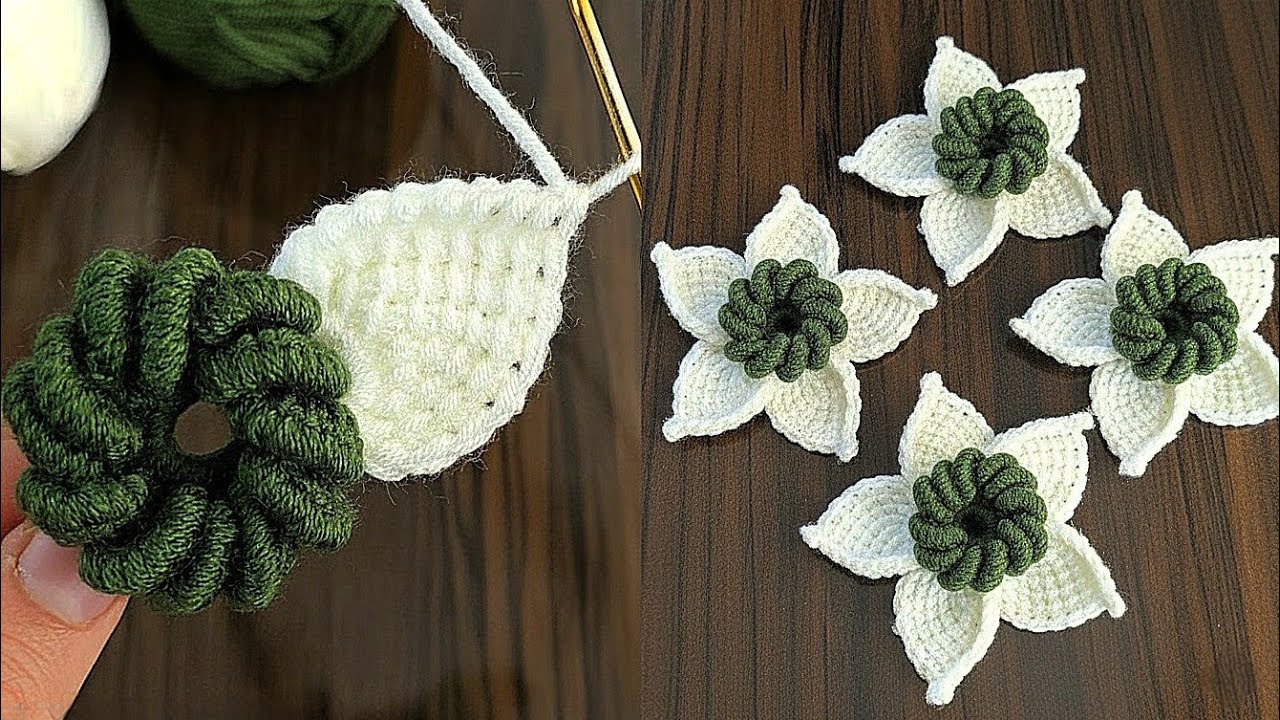 ✨ WOW! This Crochet Flower Design Is So Easy Yet So Elegant 🌸 | Step-by-Step Tutorial