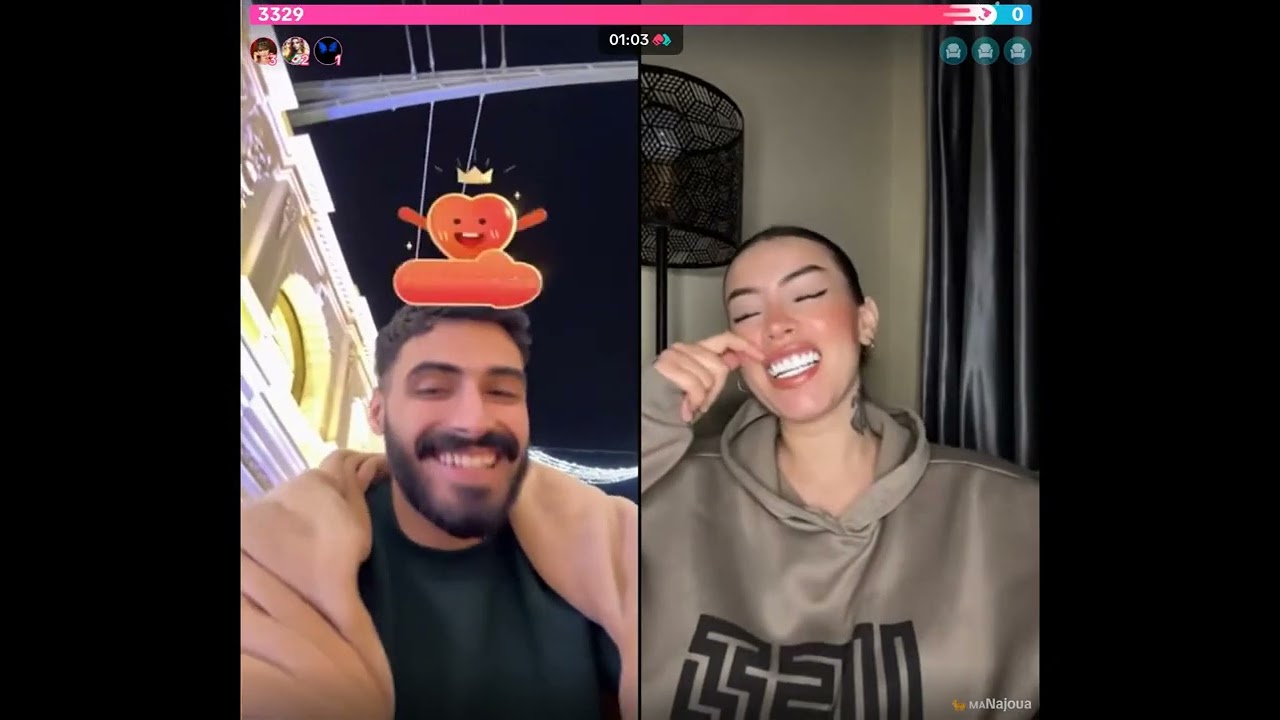 سمير ونجوى  بلايف واحد😍 وتحكيلو احسن دخول😎 وانو سمير رح اعاني بالحلقات الجاية😪