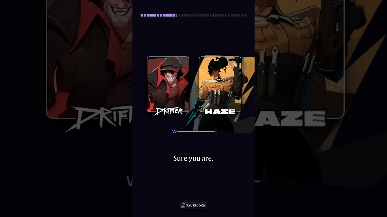 HAZE gives DRIFTER a reality check #deadlock