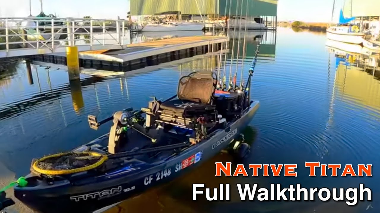2023 Native Watercraft Titan 10.5 Fishing Kayak | Full Walkthrough with LIVESCOPE