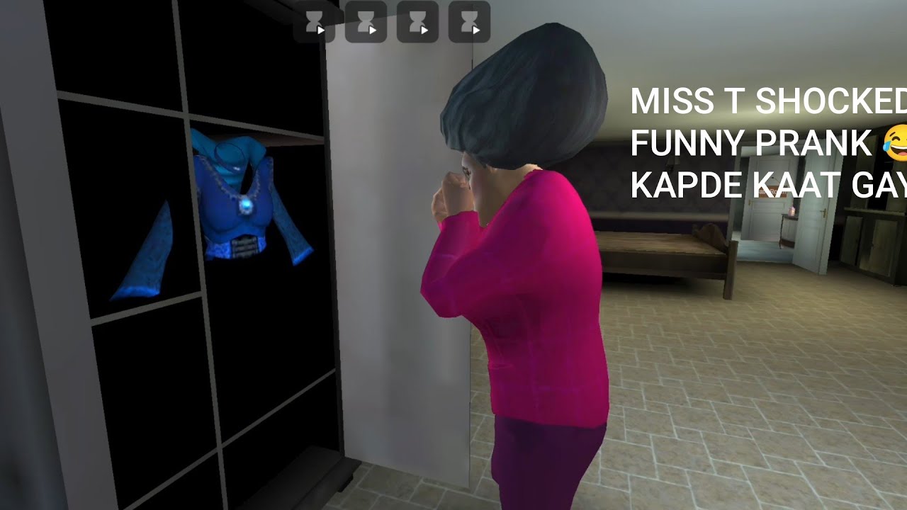 Miss T Ke Kapde Kaat Diye 😱 | Scary Teacher 3D Funny Prank