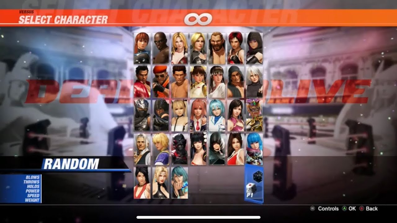 Dead or Alive 6 full character roster including DLC
