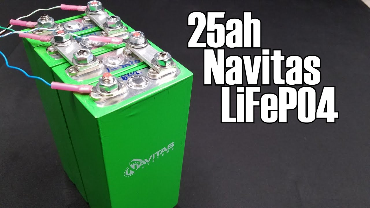 25ah Navitas LiFePO4 Capacity Test!!  Amazing Cells!!!
