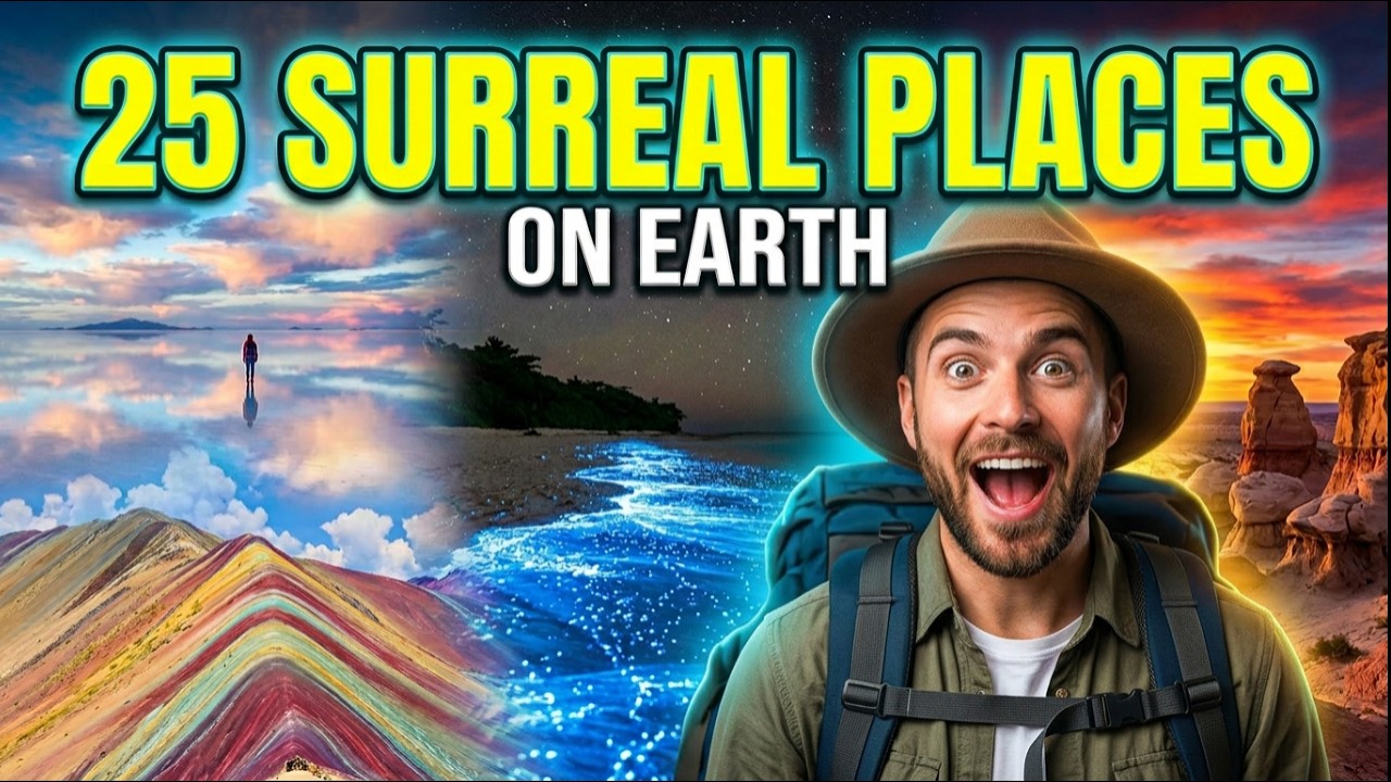 25 Most Surreal Places on Earth - Travel Video