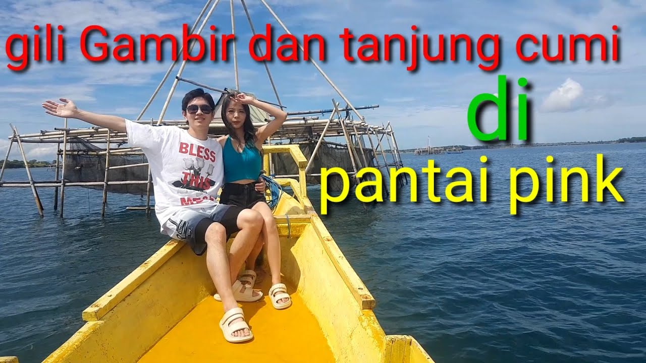 tour pantai pink mampir di gili Gambir