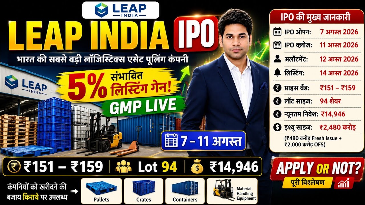 LEAP India IPO 2026 GMP / LEAP India IPO Analysis/ IPO 2026 / SHARE MARKET/ IPO ANALYSIS 