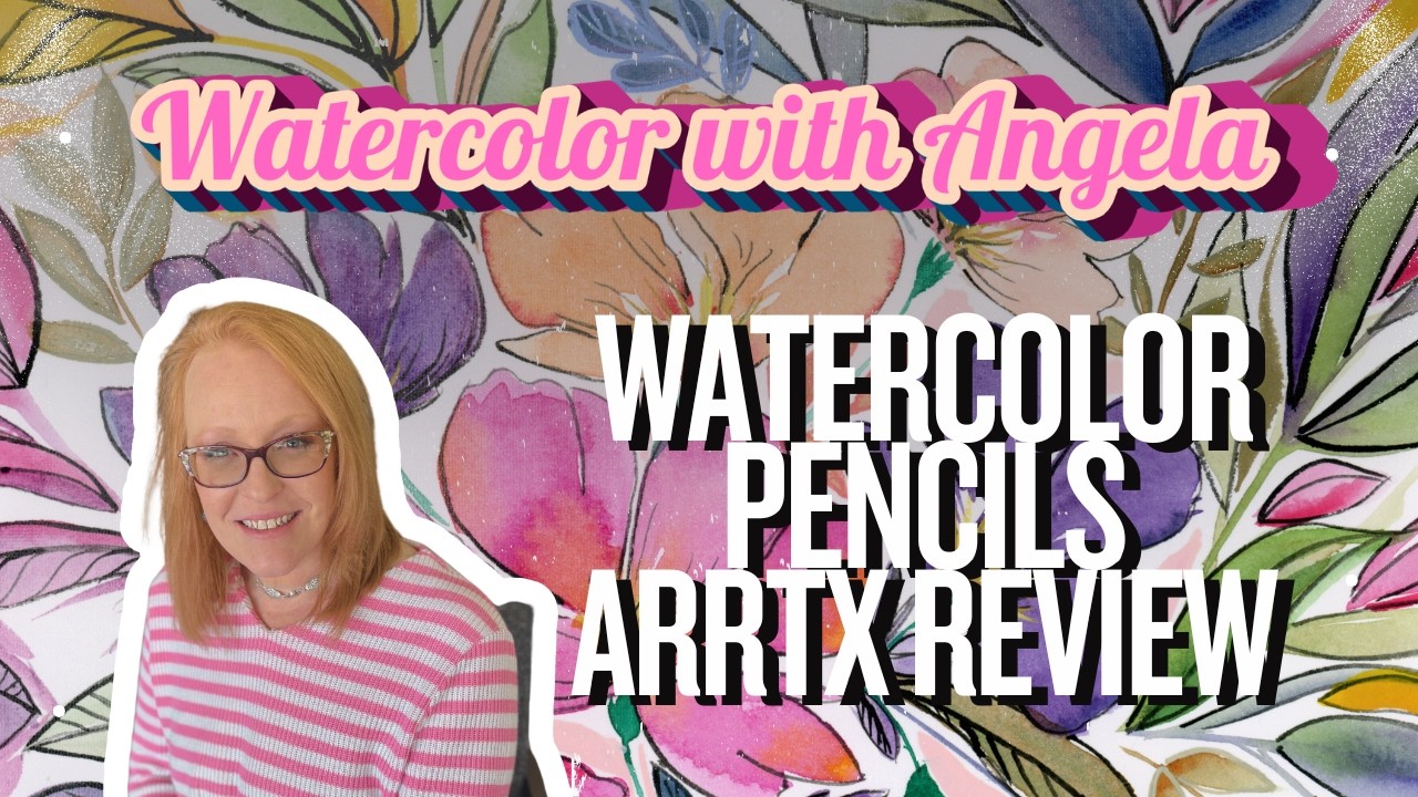 Arrtex Watercolor Pencils are so fun! I haven’t used watercolor pencils, a whole lot in my lifetime