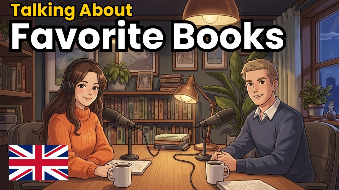 How to Talk About  Favorite Books in English | English Conversation Practice