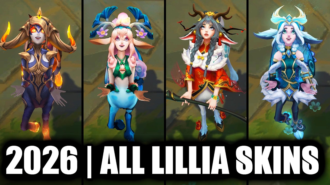 ALL LILLIA SKINS SPOTLIGHT 2026 | League of Legends