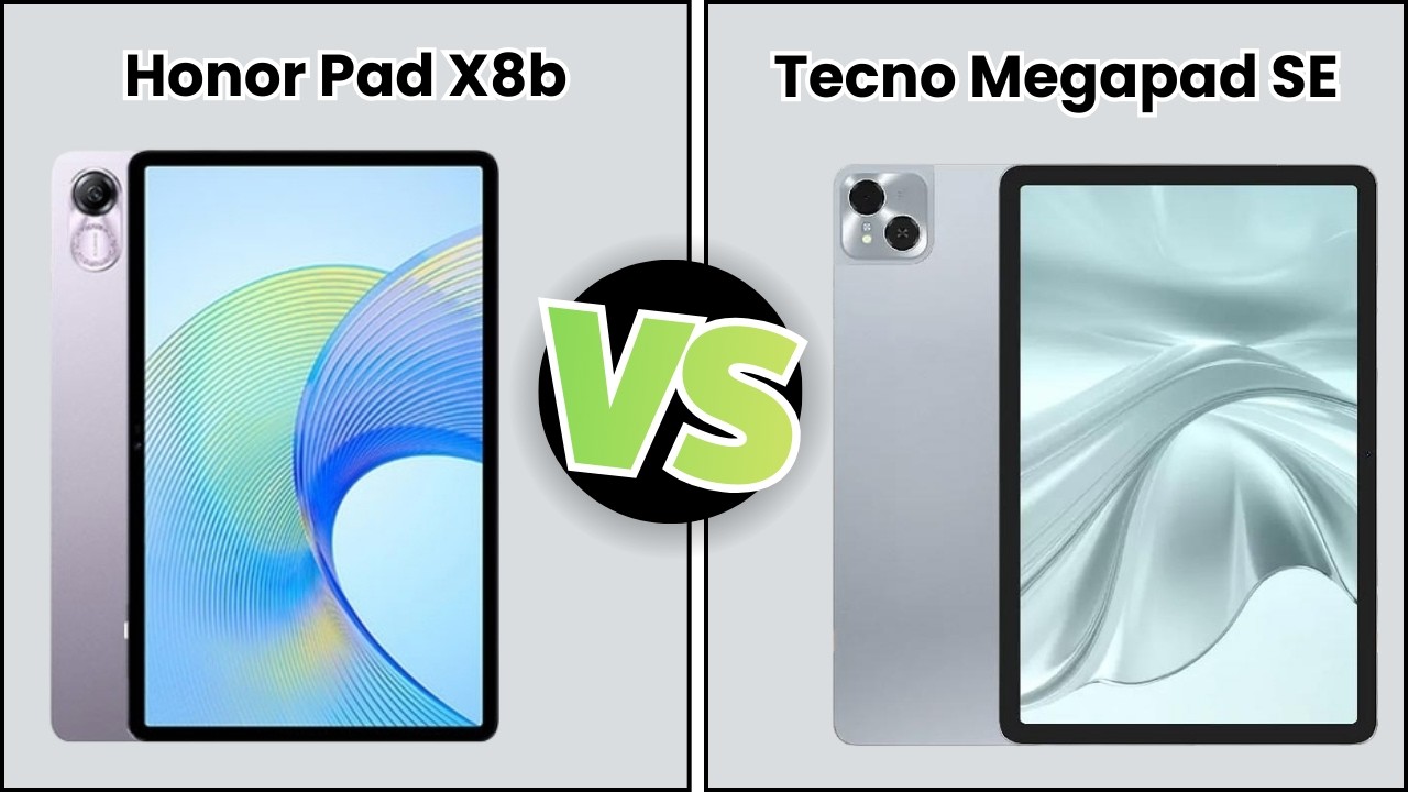 Honor Pad X8b Vs Tecno Megapad SE | Full Specs Comparison | Tecify