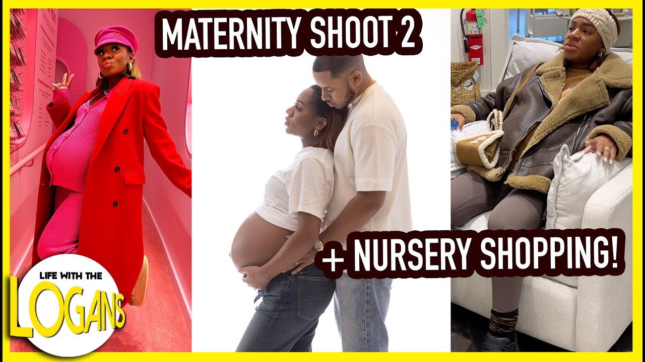 SHOPPING FOR THE BABY ROOM! + Maternity Shoot #2, Sister Date ▸ Life With the Logans - S9 EP17