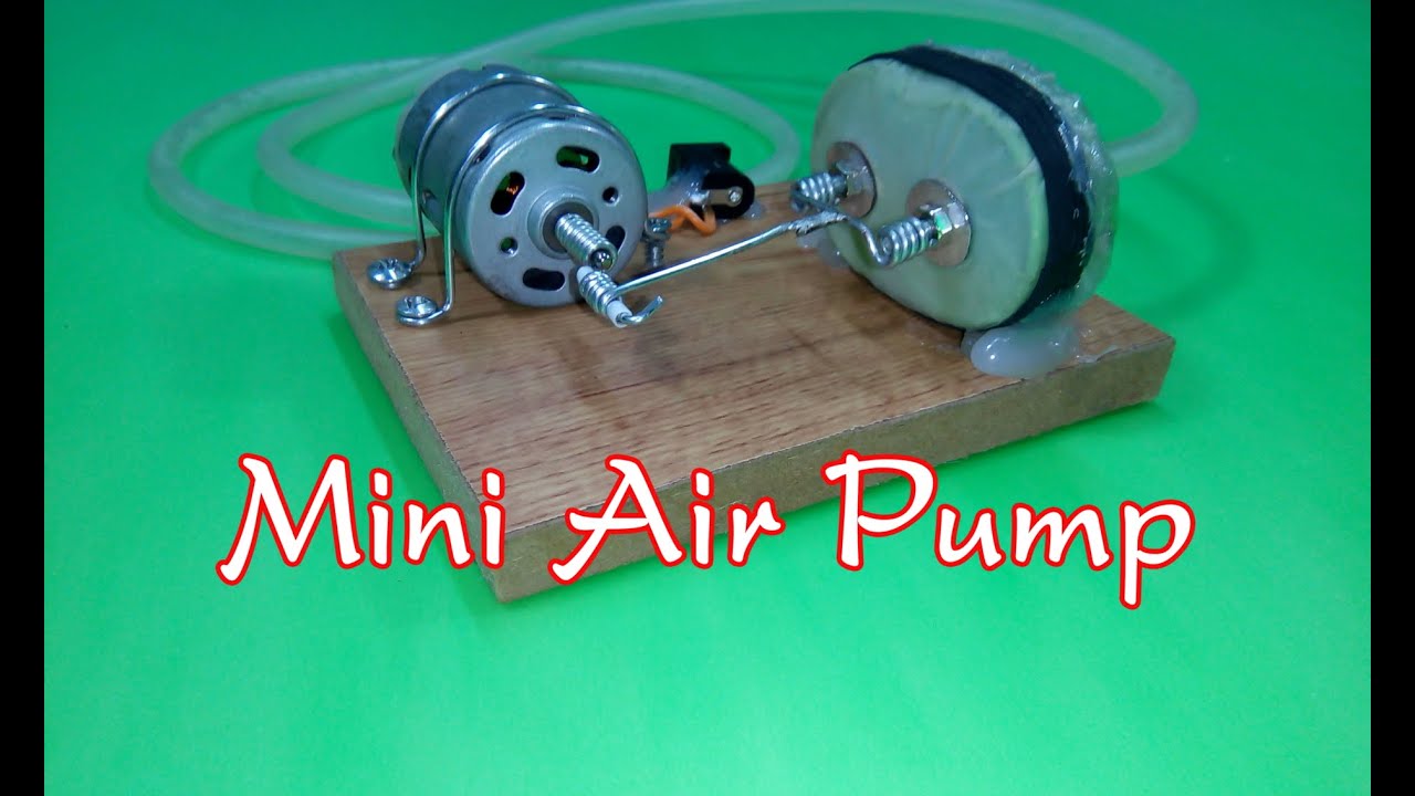 DIY - Как сделать v2 Mini воздушный насос | Мини воздушный насос аквариума