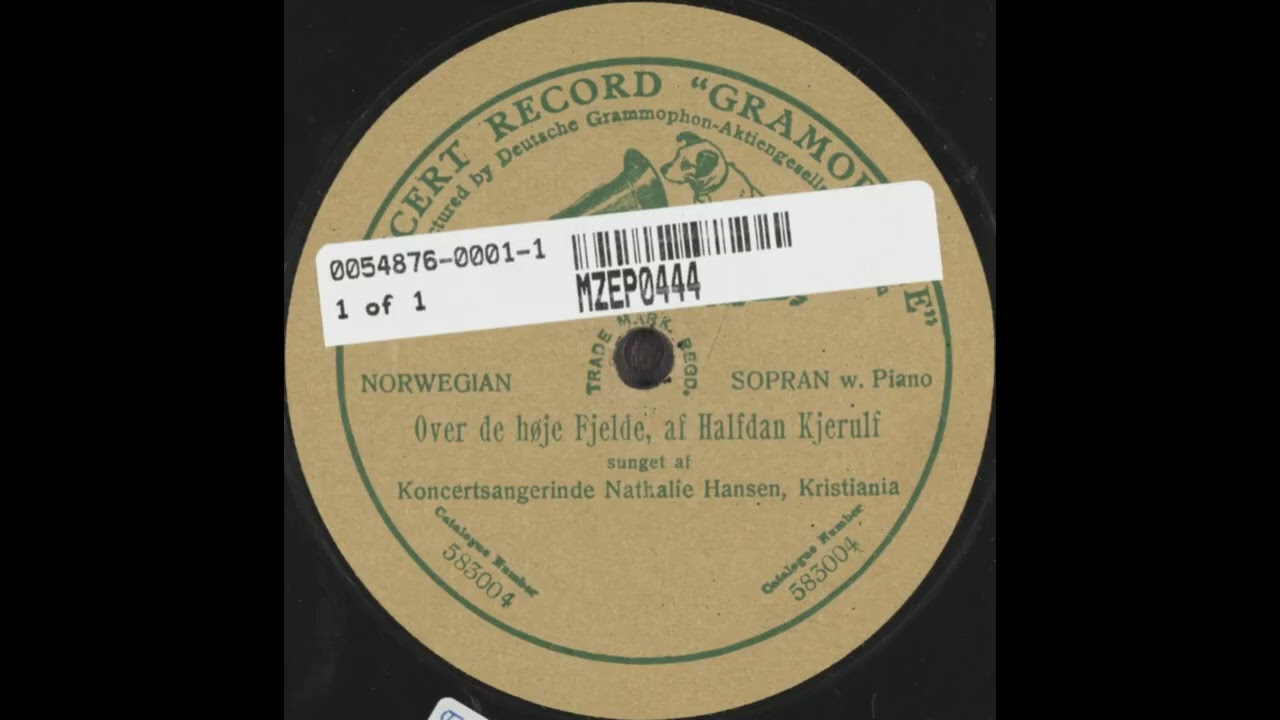 Over de høje fjelde - Nathalie Hansen (1904)