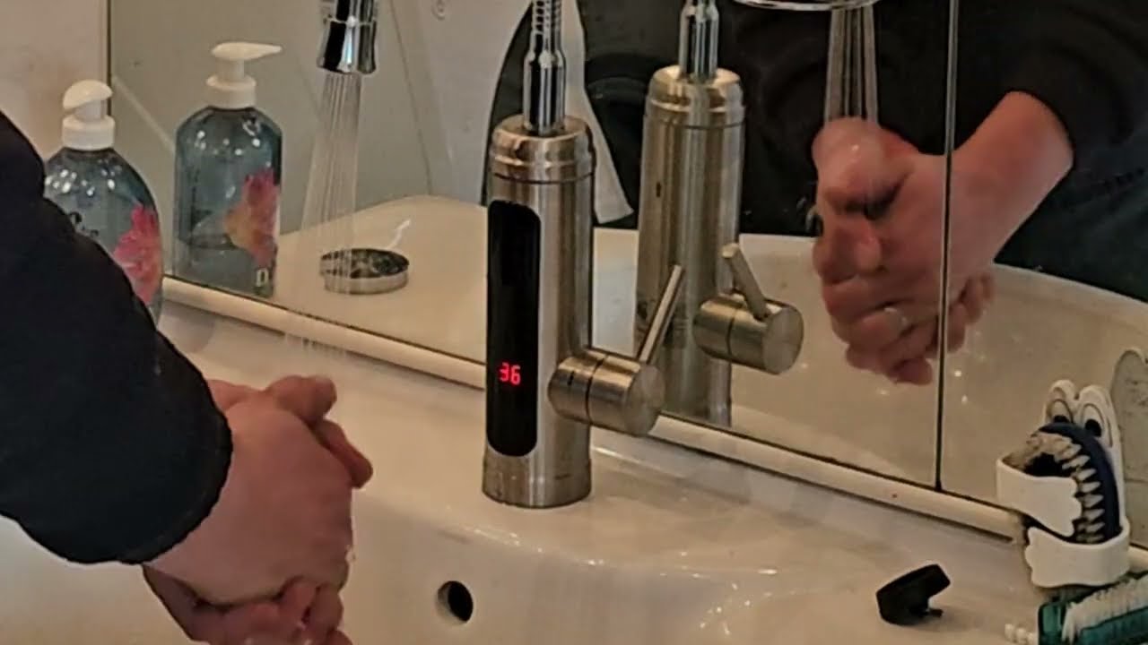 EASY Maxx Warm-& Kaltwasserarmatur mit Durchlauferhitzer. (TV Werbung) Einbau und Bedienung erklärt.