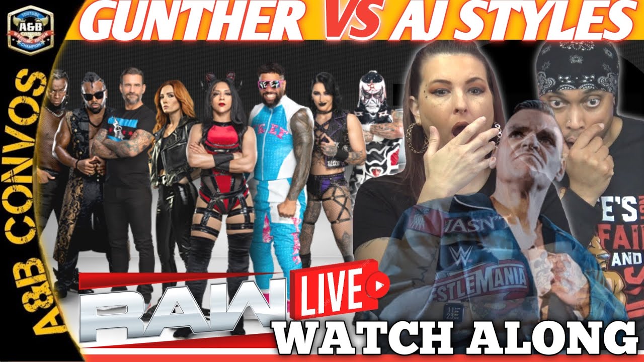 🔴 WWE Raw LIVE Stream | Gunther vs AJ Styles! - Watch Along & Review 1/12/26