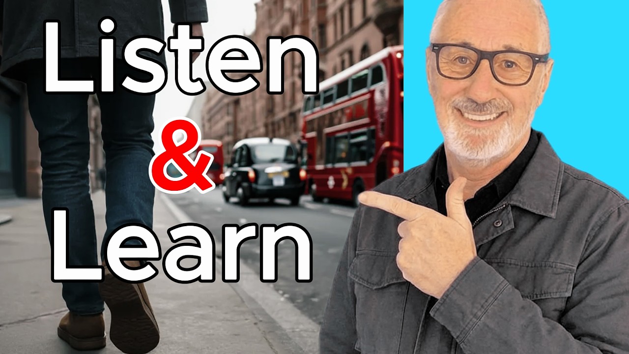 Learn REAL English in Public Places in England - intermediate level