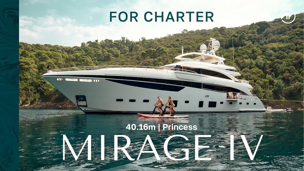 Best Yacht for Charter in Croatia and Montenegro - MIRAGE IV 40m Princess