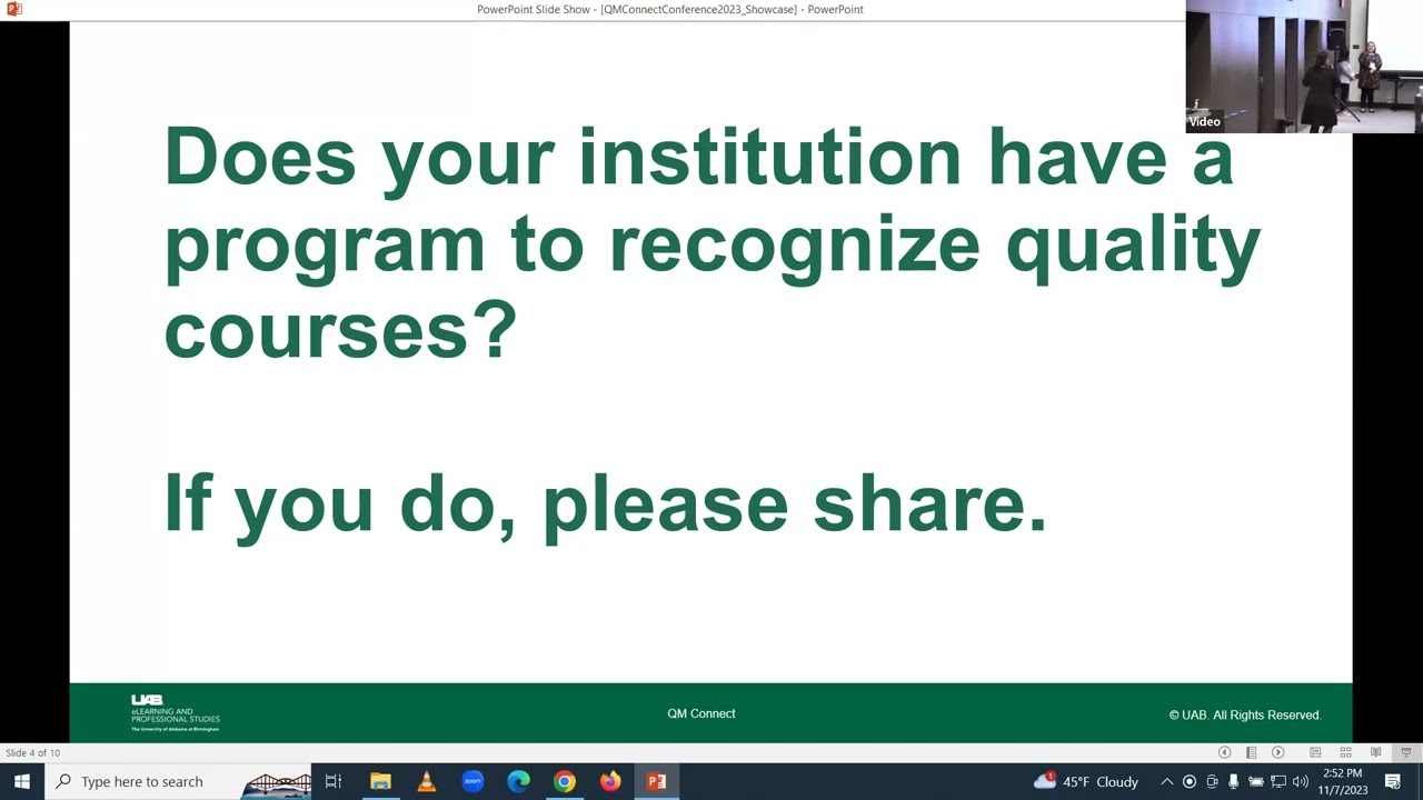 Showcase QM Certified Online Courses at Your Institution!