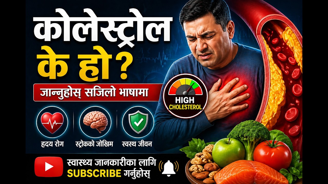 Heart Disease from Unknown Cholesterol Symptoms! | Learn the Dangers in Nepali जीवनै खतरामा पर्ने !